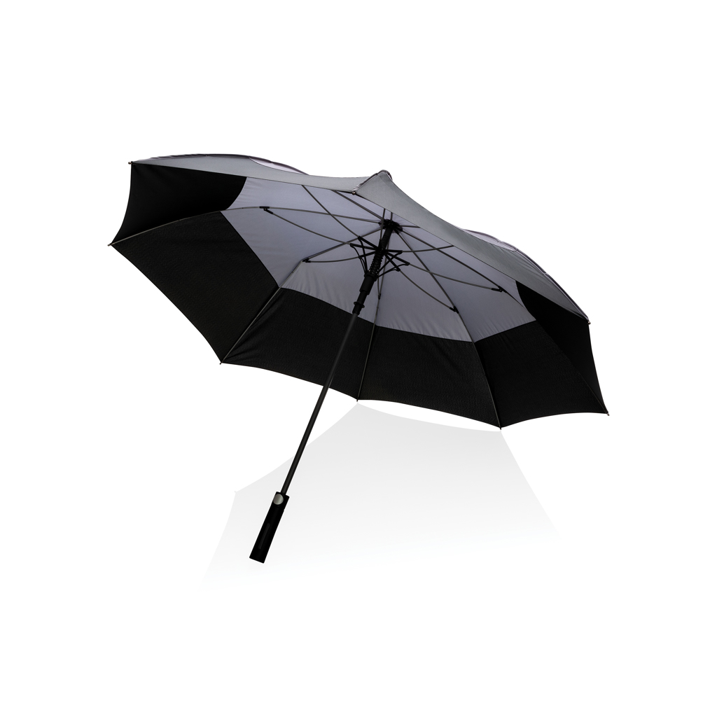 XD Collection 27'' Stormproof-Schirm aus RPET, Auto-Open, mit Logodruck veredelbar