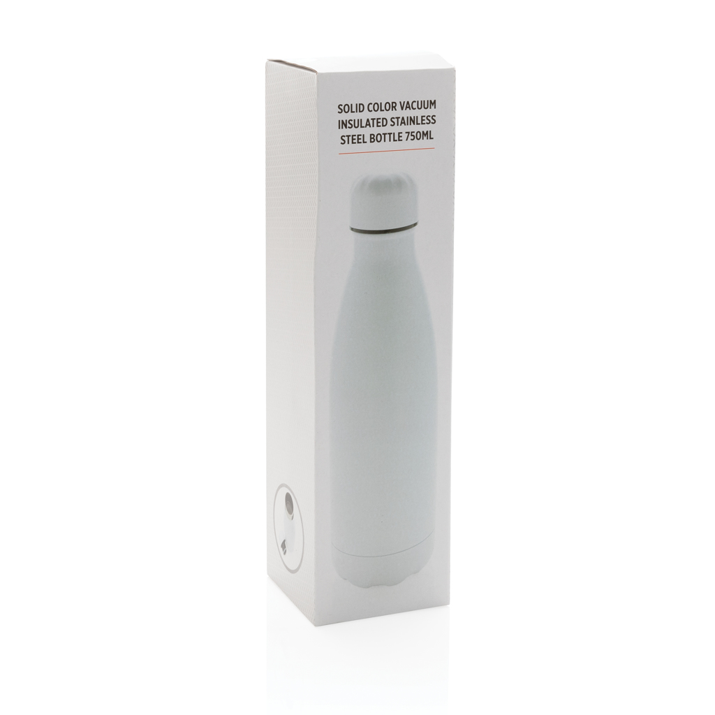 XD Collection Solid Color Vakuumflasche 750 ml aus Edelstahl mit Logo-Veredelung XD Collection Solid Color Vakuumflasche 750 ml aus Edelstahl mit Logo-Veredelung