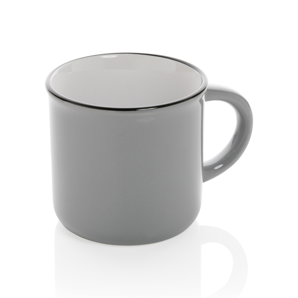 Vintage Keramiktasse 280 ml mit Logo (XD Collection)
