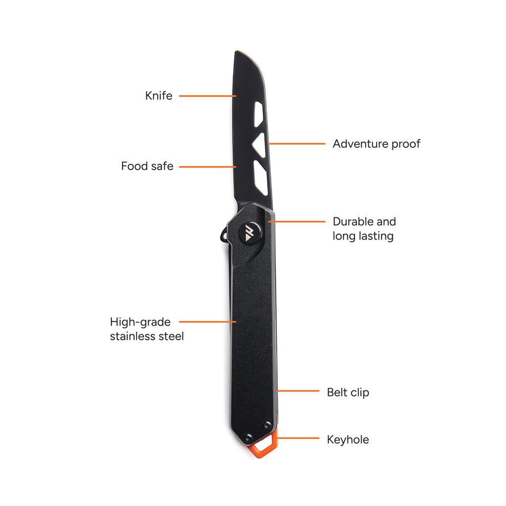 Nordic Drift Adventure Klappmesser aus Edelstahl, bedruckbar mit Logo