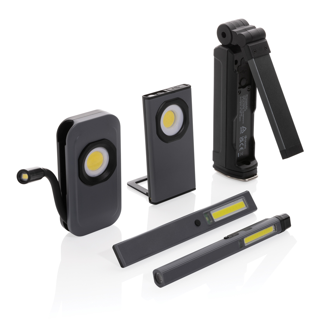 Gear X USB-Arbeitsleuchte 260 Lumen COB aus RCS-recyceltem ABS