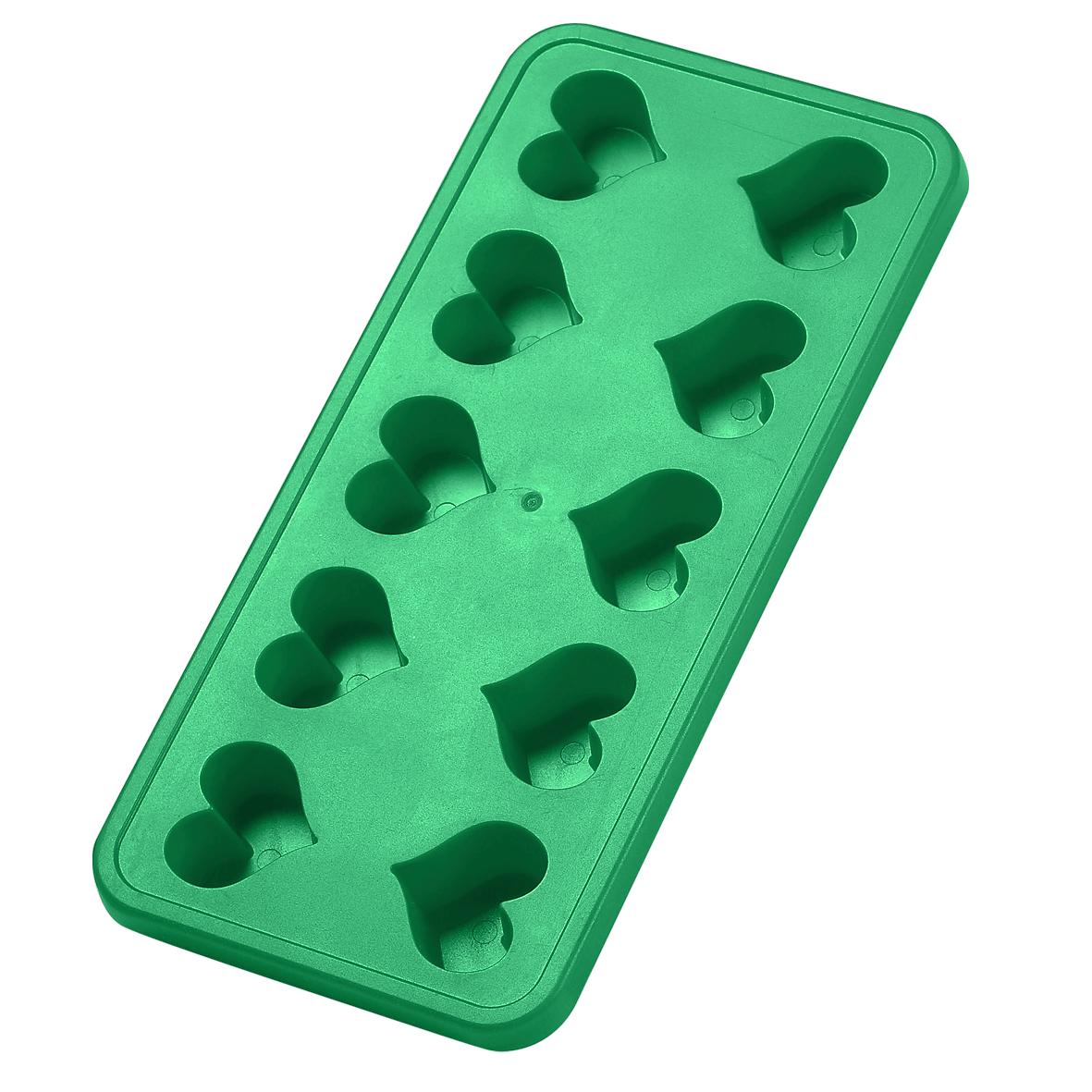 Eiswürfelform "Herzen" – standard-grün Eiswürfelform "Herzen" – standard-grün