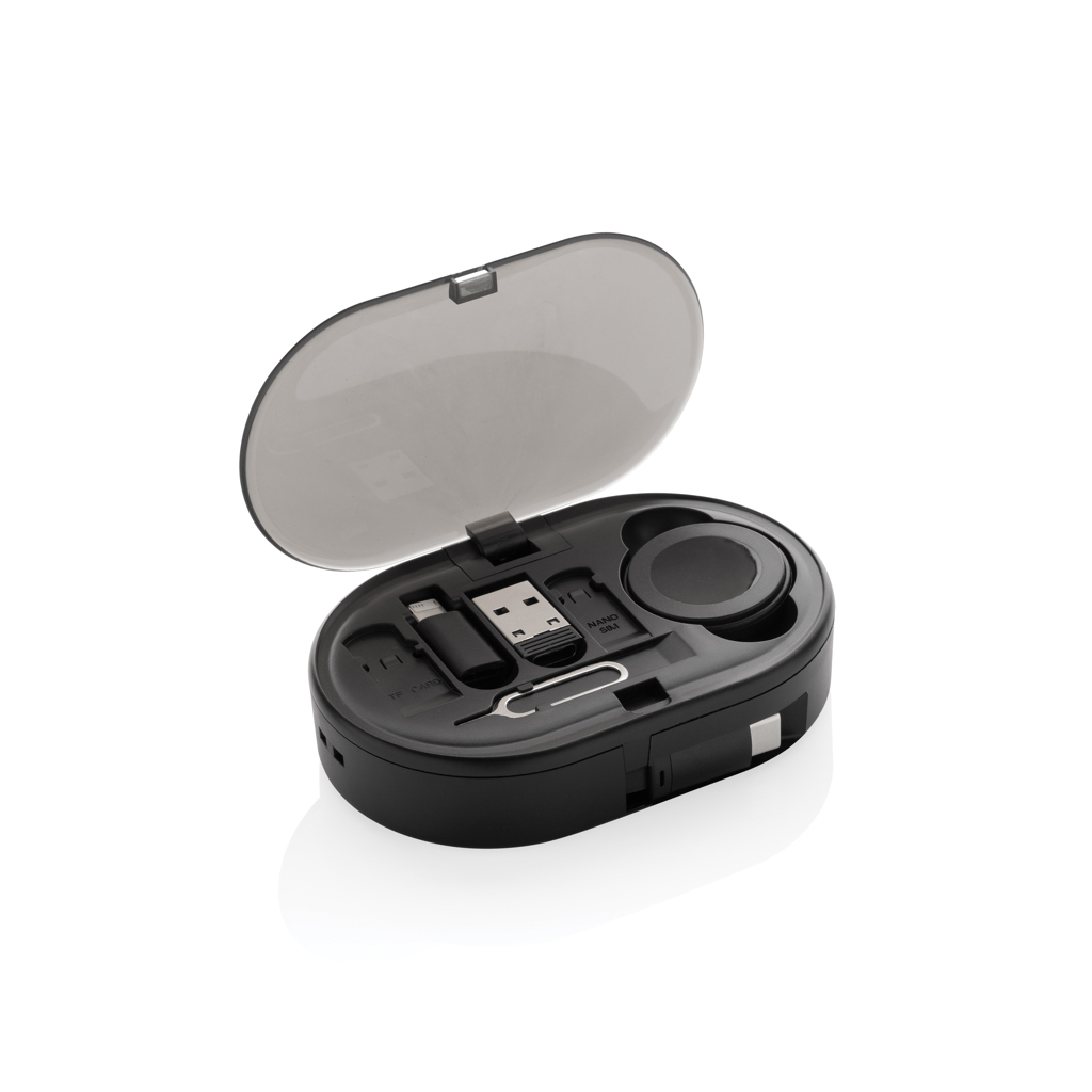 Chargevix Multifunktionales 60W-Lade-Set aus RCS rPlastic, bedruckbar Chargevix Multifunktionales 60W-Lade-Set aus RCS rPlastic, bedruckbar