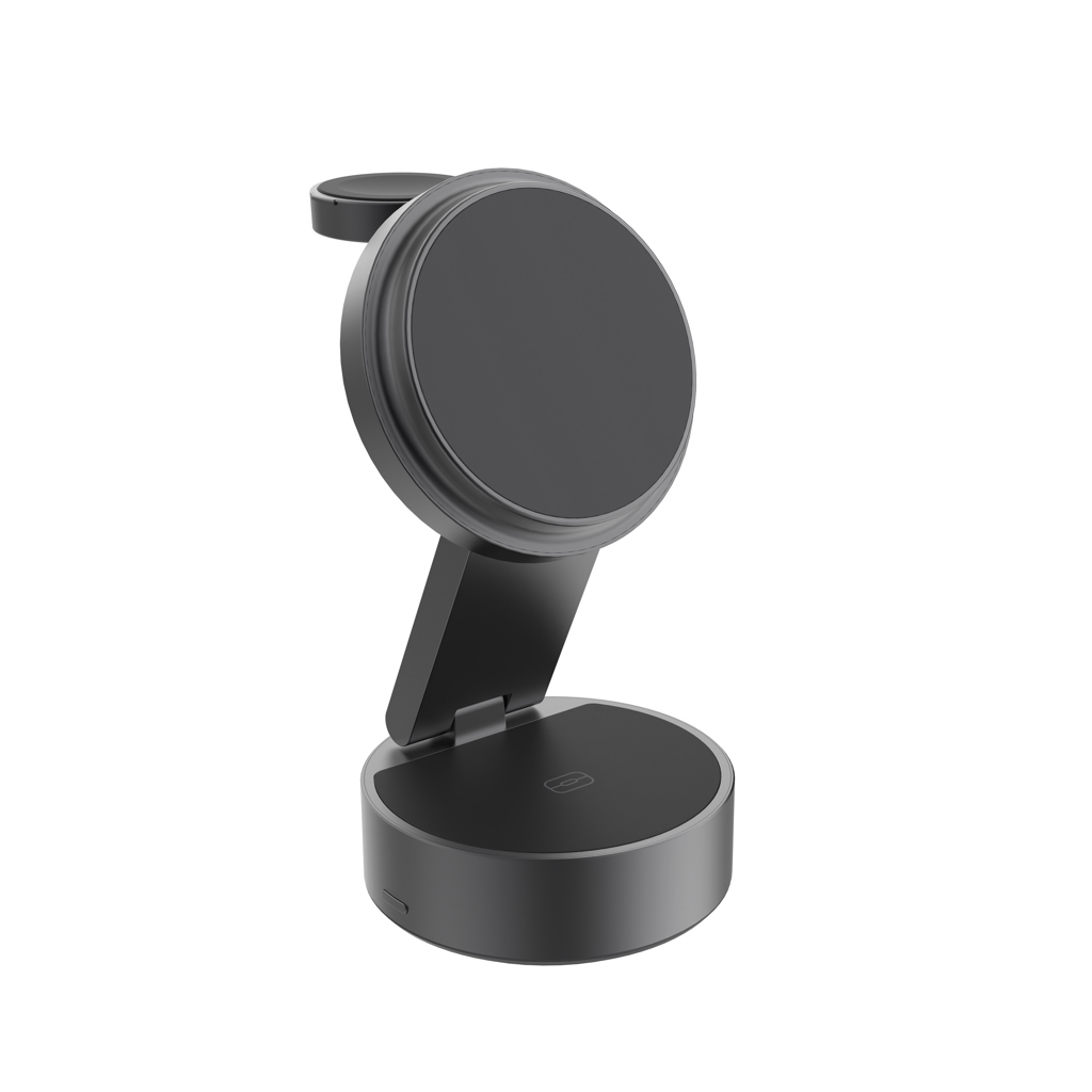 XD Xclusive Quantum kabelloses 3-in-1-Ladegerät 25 W mit Logo