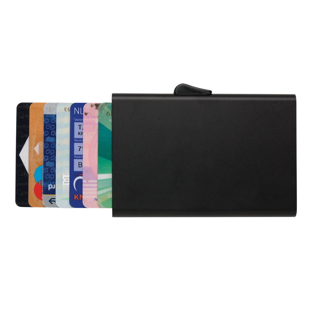 C-Secure RFID Kartenhalter aus Aluminium für bis zu 7 Karten C-Secure RFID Kartenhalter aus Aluminium für bis zu 7 Karten