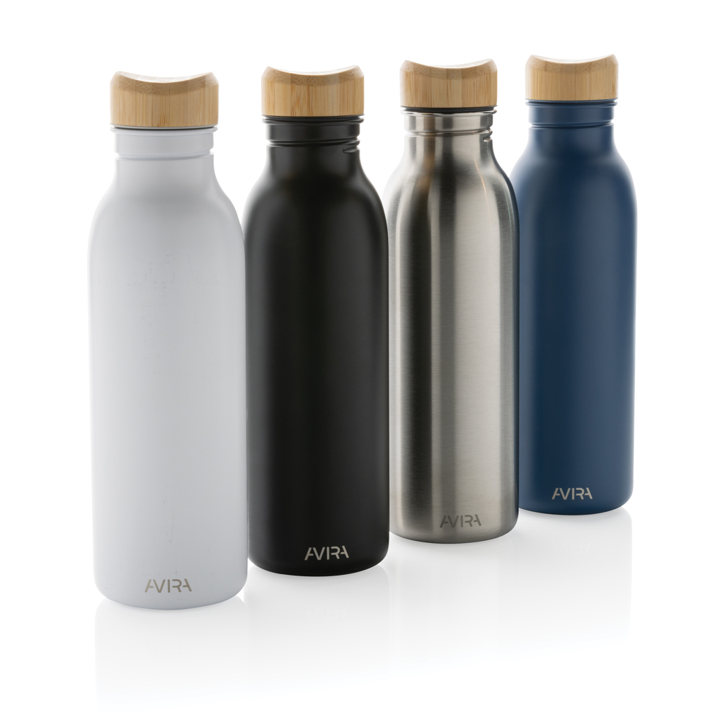 Avira Alcor Trinkflasche 600 ml aus RCS-recyceltem Edelstahl – bedruckbar Avira Alcor Trinkflasche 600 ml aus RCS-recyceltem Edelstahl – bedruckbar