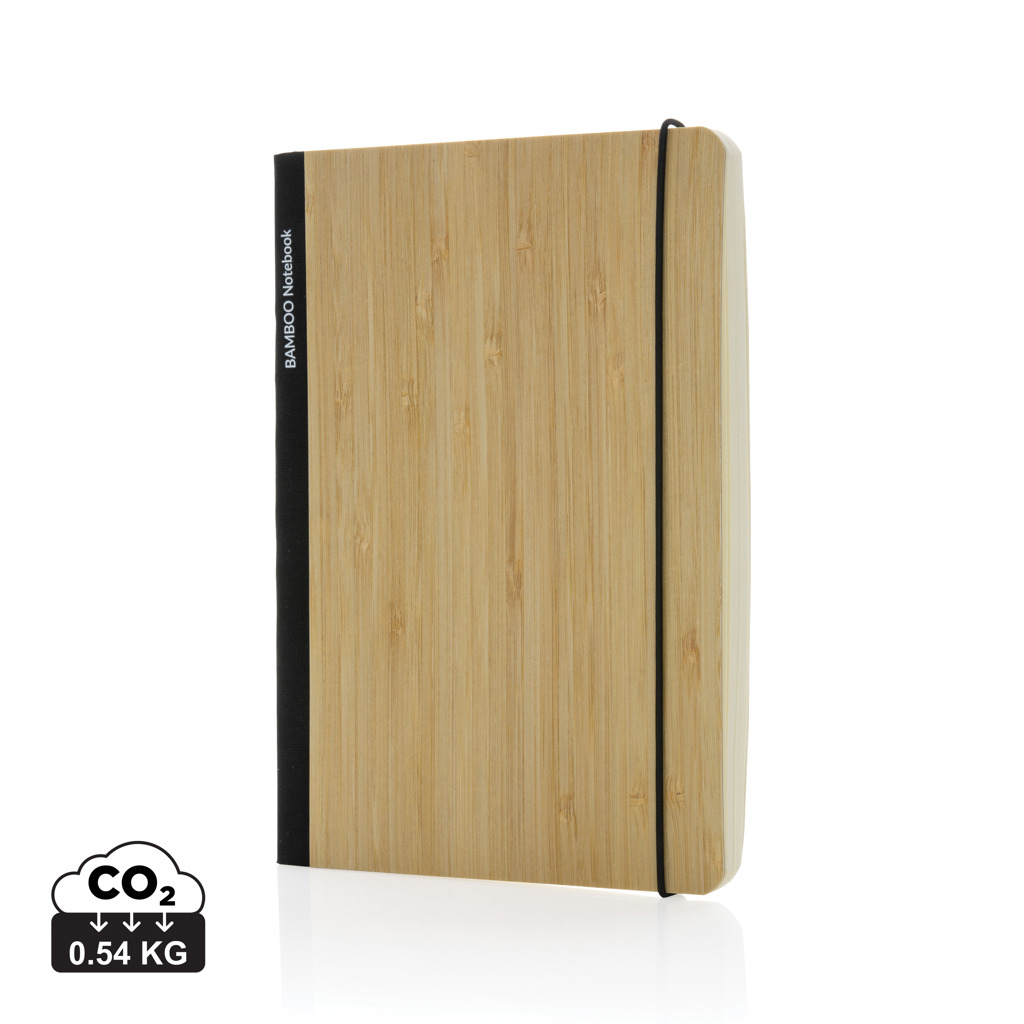 Scribe A5 Notizbuch aus Bambus FSC mit Logo-Gravur Scribe A5 Notizbuch aus Bambus FSC mit Logo-Gravur