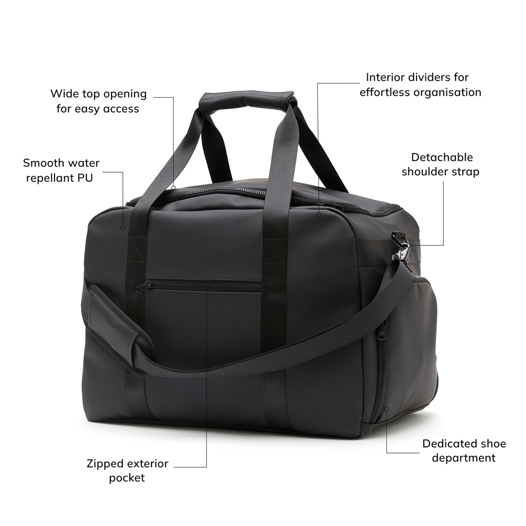 VINGA Baltimore Gym-Bag bedruckbar — wasserabweisend mit Schuhfach