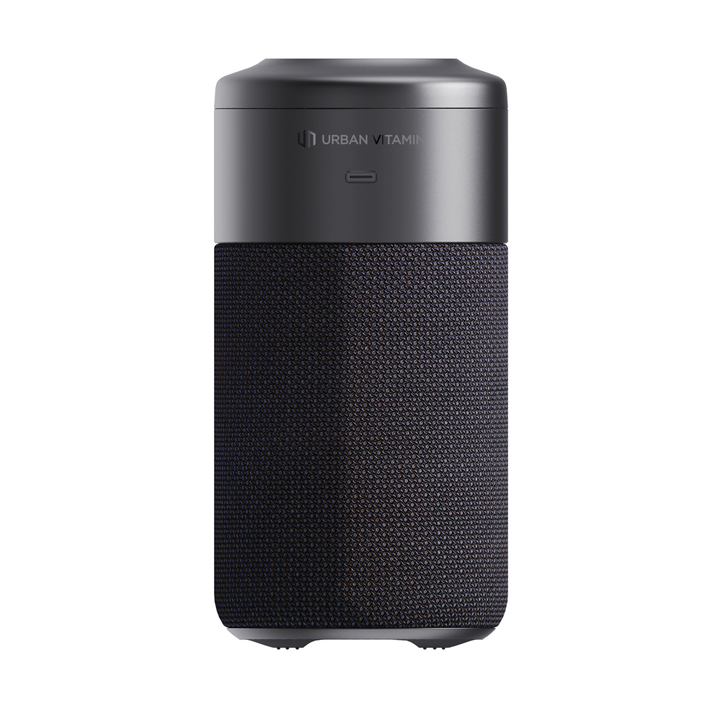 Urban Vitamin Anaheim 10W Bluetooth-Lautsprecher mit 15W-Wireless-Charger, recyceltes ABS/RPET