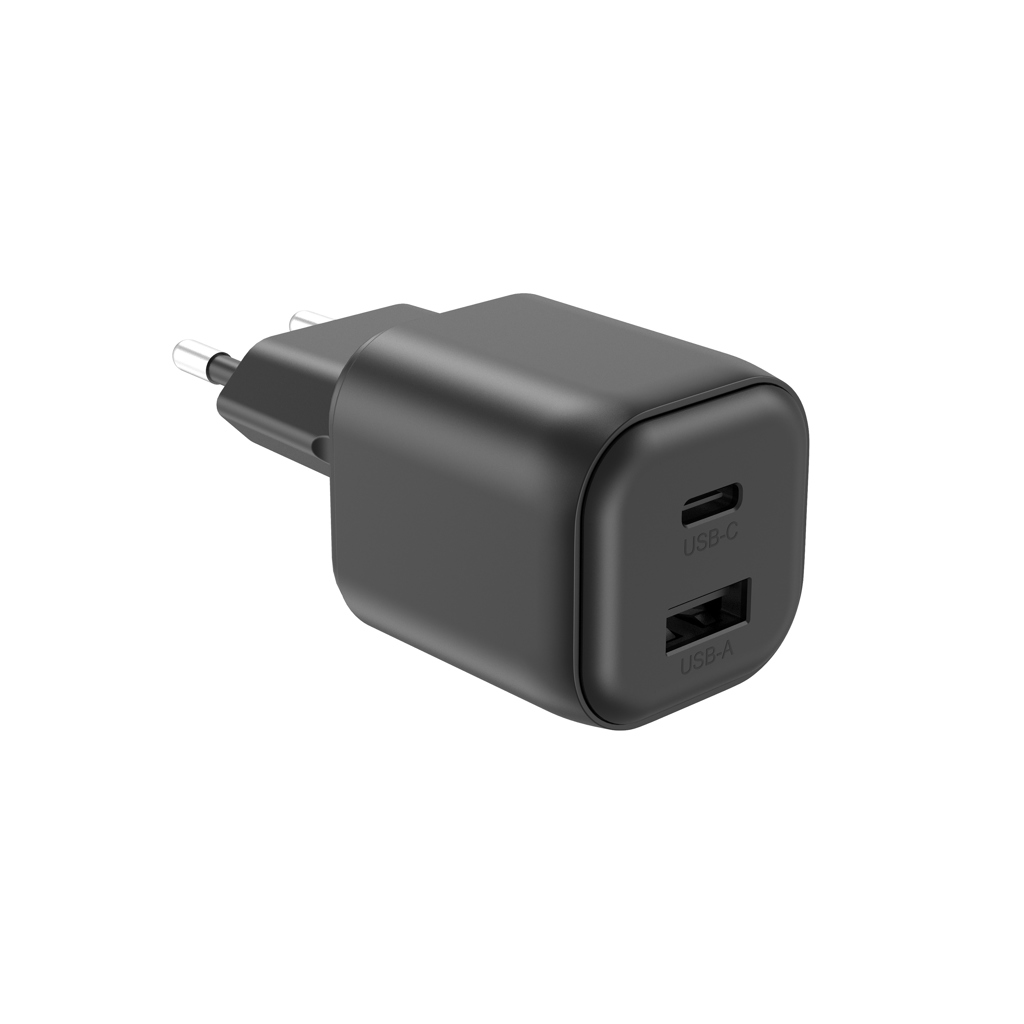 Urban Vitamin Livermore 100W GaN-Ladegerät mit USB-C und USB-A – mit Logo bedruckbar