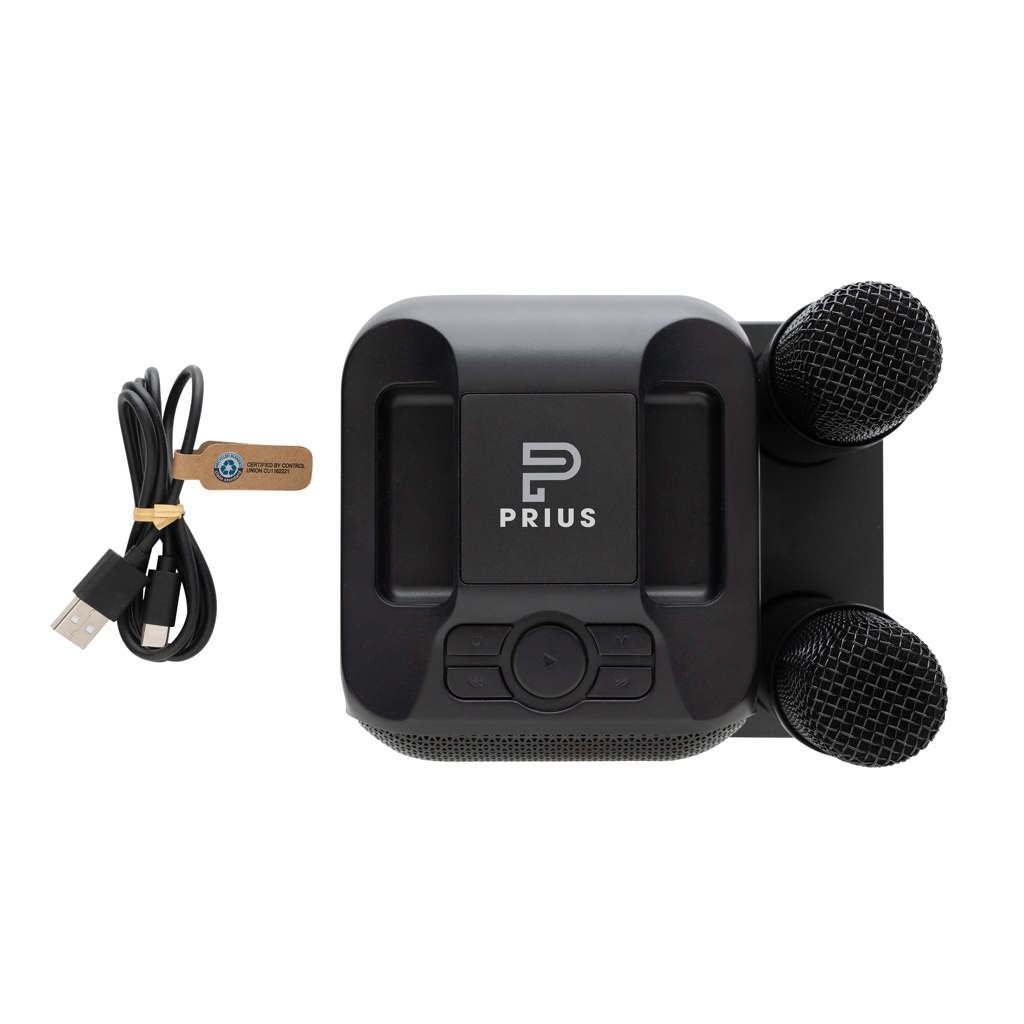 XD Collection Singvibe Karaoke-Set mit Doppelmikrofon aus RCS-recyceltem ABS XD Collection Singvibe Karaoke-Set mit Doppelmikrofon aus RCS-recyceltem ABS