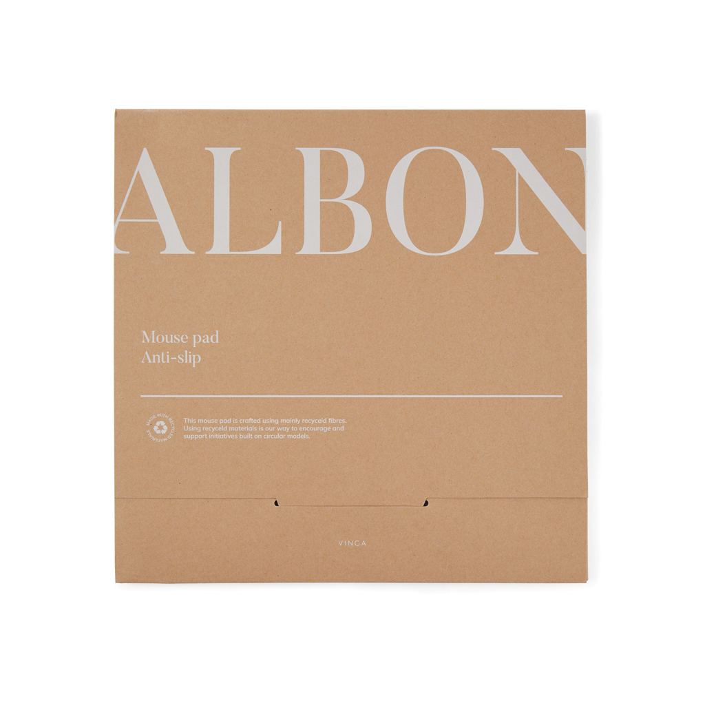 VINGA Albon Mélange Mauspad aus recyceltem Filz – Ideales Event-Geschenk mit Logo VINGA Albon Mélange Mauspad aus recyceltem Filz – Ideales Event-Geschenk mit Logo