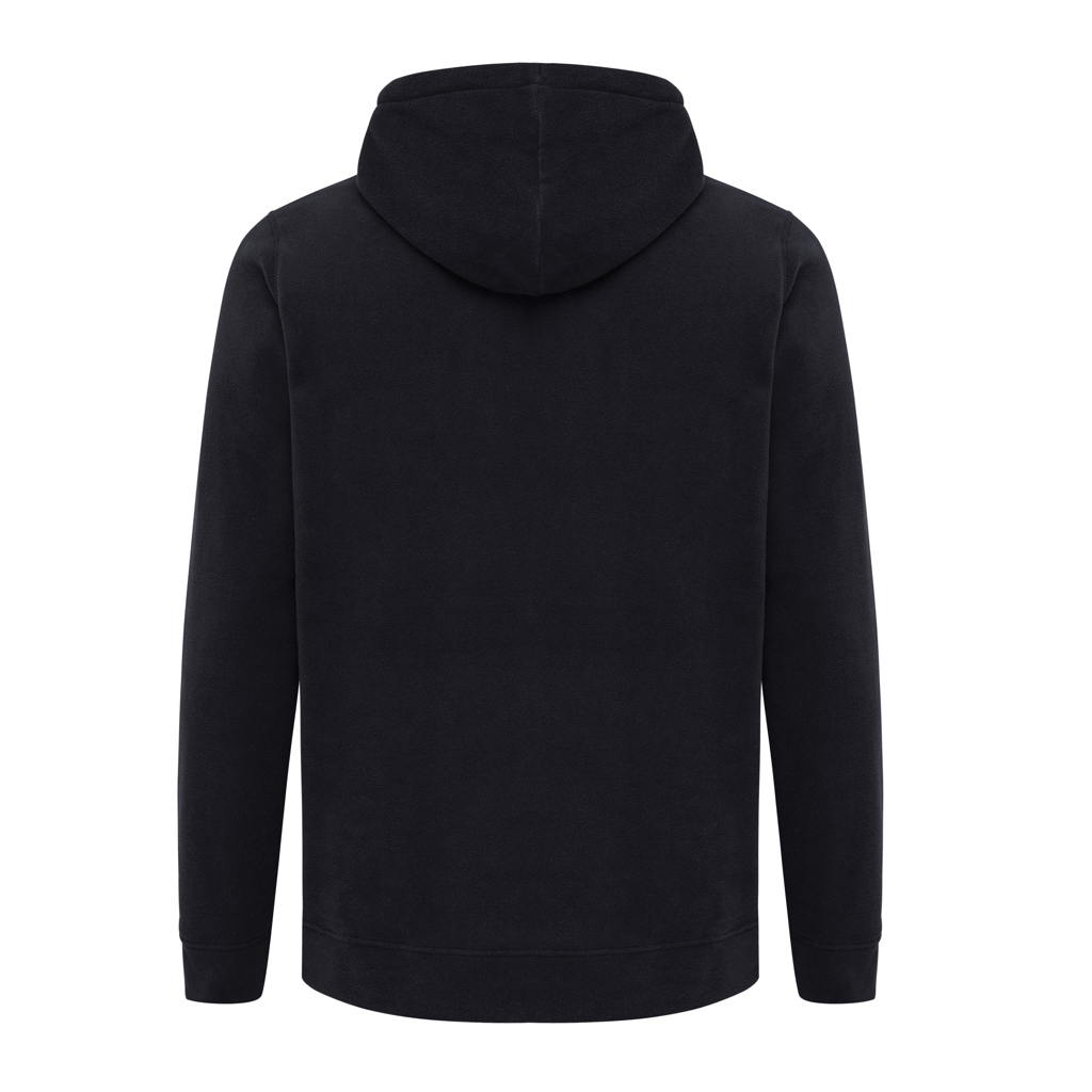 iqoniq Trivor Unisex-Mikrofleece-Hoodie aus 100% recyceltem Polyester, mit Stickerei oder Aufnäher veredelbar iqoniq Trivor Unisex-Mikrofleece-Hoodie aus 100% recyceltem Polyester, mit Stickerei oder Aufnäher veredelbar