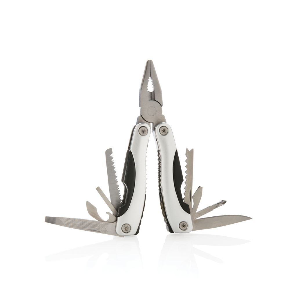 XD Collection Fix Multitool 14-in-1 aus Aluminium und Edelstahl mit Logo