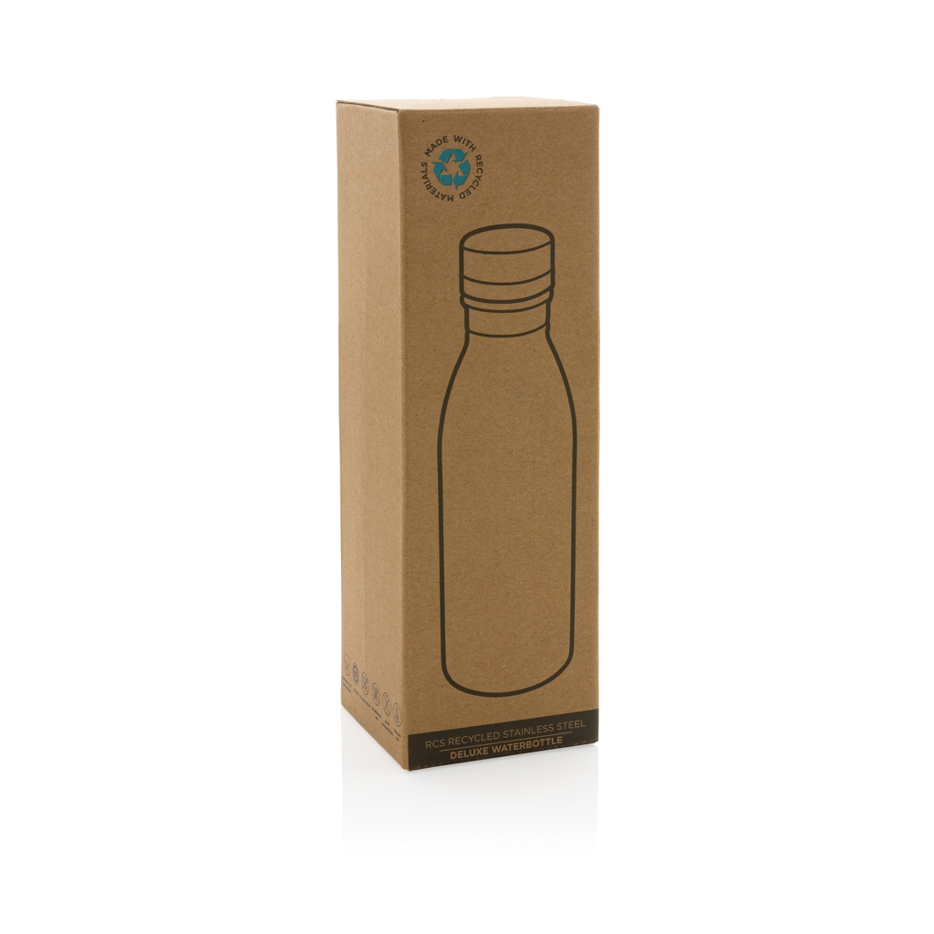 XD Collection Deluxe Wasserflasche 500 ml aus RCS-recyceltem Edelstahl