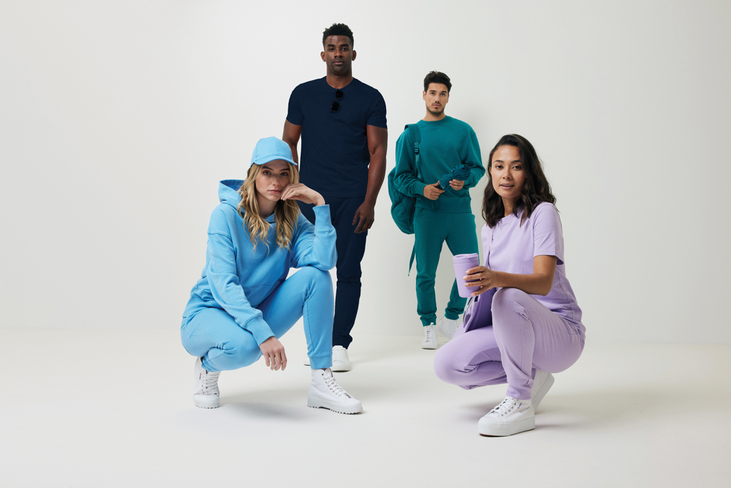 iqoniq Cooper Jogger aus recycelter und biologischer Baumwolle, 340 g/m², bestickbar