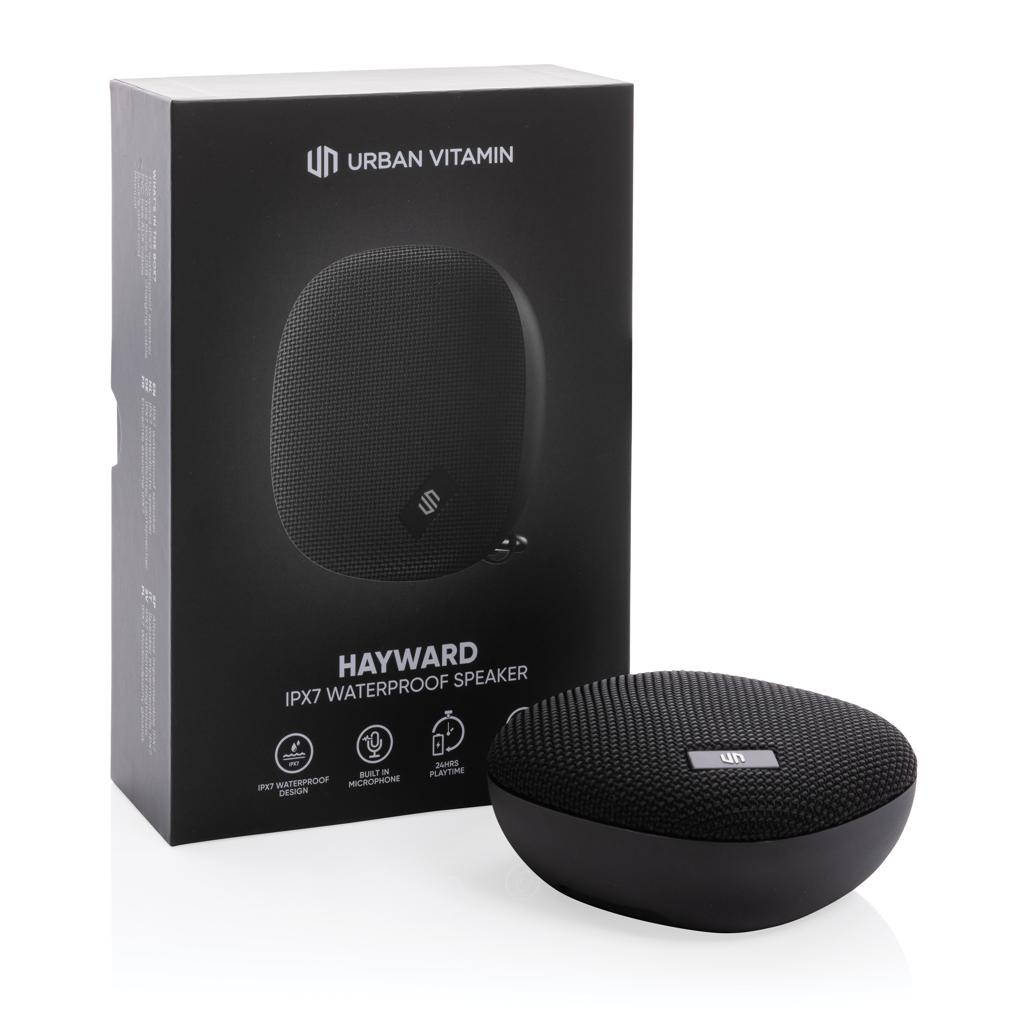 Urban Vitamin Hayward IPX7 Bluetooth-Lautsprecher 5W mit Logodruck