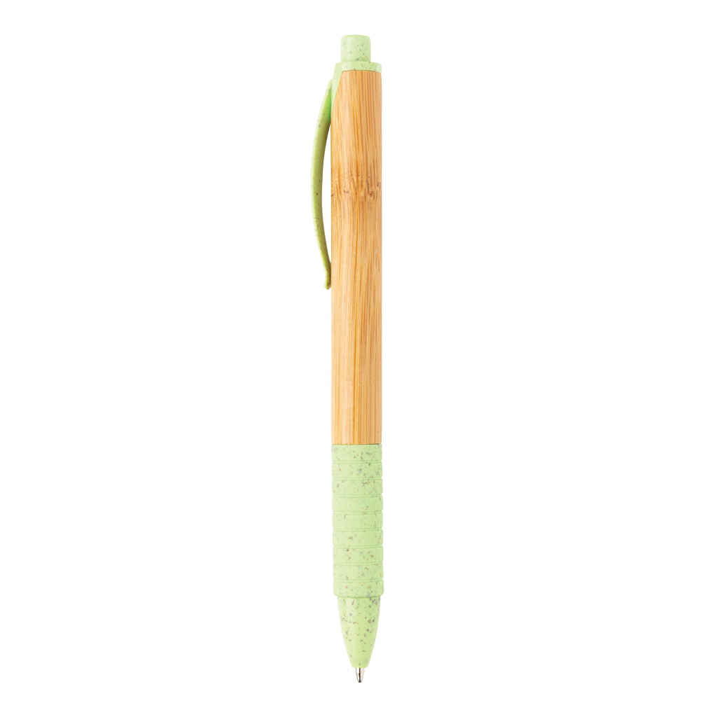 Bambus & Weizenstroh Stift mit Gravur oder Tampondruck