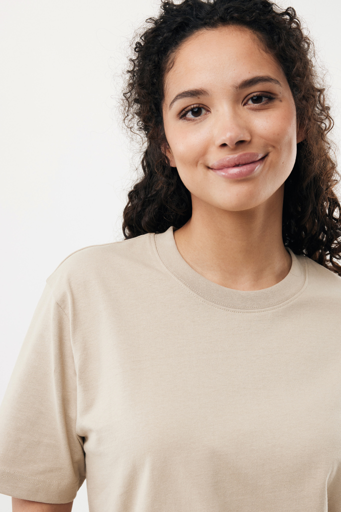 IQONIQ Nikko Heavyweight T-Shirt 220 g/m² aus 50 % Recycling- und 50 % Bio-Baumwolle, OEKO-TEX, mit Logo veredelbar