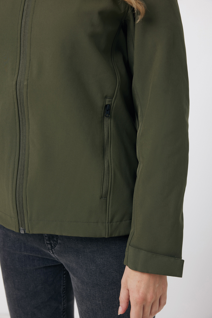 IQONIQ Makalu Damen-Softshelljacke aus recyceltem Polyester mit Logo-Veredelung IQONIQ Makalu Damen-Softshelljacke aus recyceltem Polyester mit Logo-Veredelung
