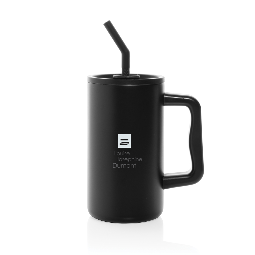 Cube Becher 800ml aus RCS-recyceltem Edelstahl — bedruckbar