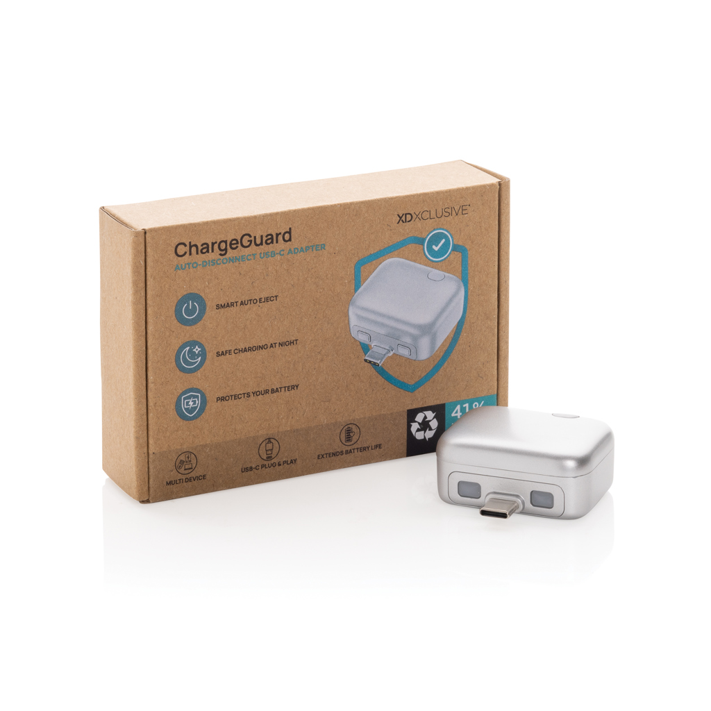 XD Xclusive ChargeGuard USB-C-Adapter mit automatischer Abschaltung, bedruckbar