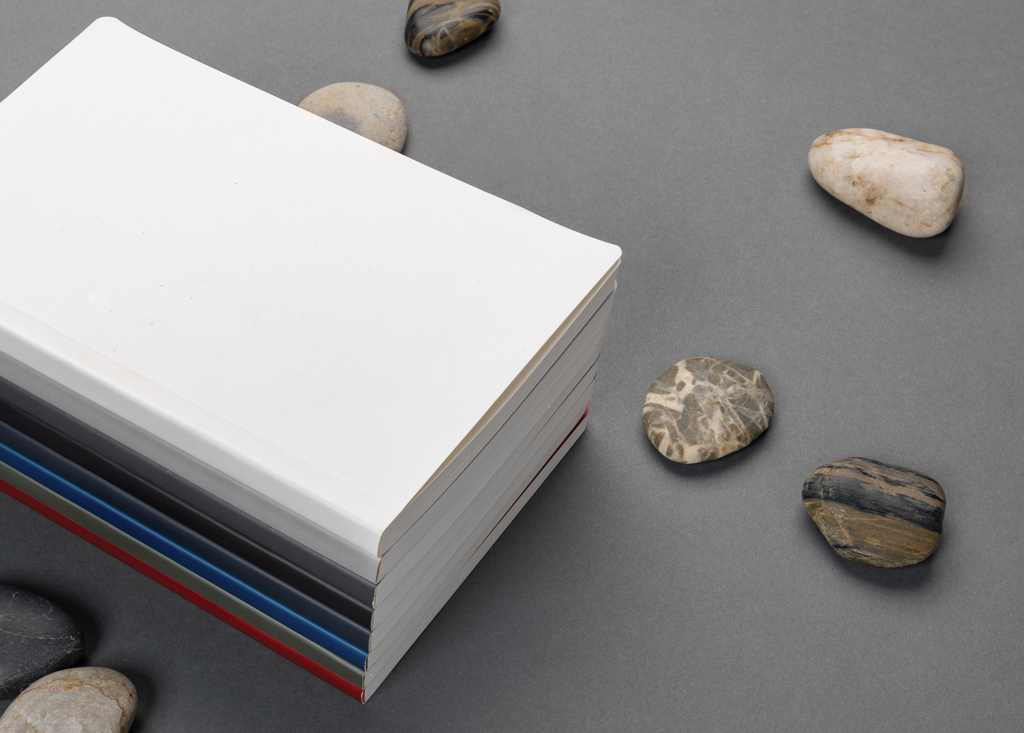 Impact A5 Notizbuch aus Steinpapier mit Logo bedrucken