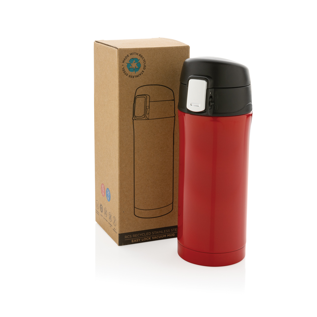 XD Collection Easy-Lock Vakuum-Becher 300 ml aus 71 % RCS-recyceltem Edelstahl