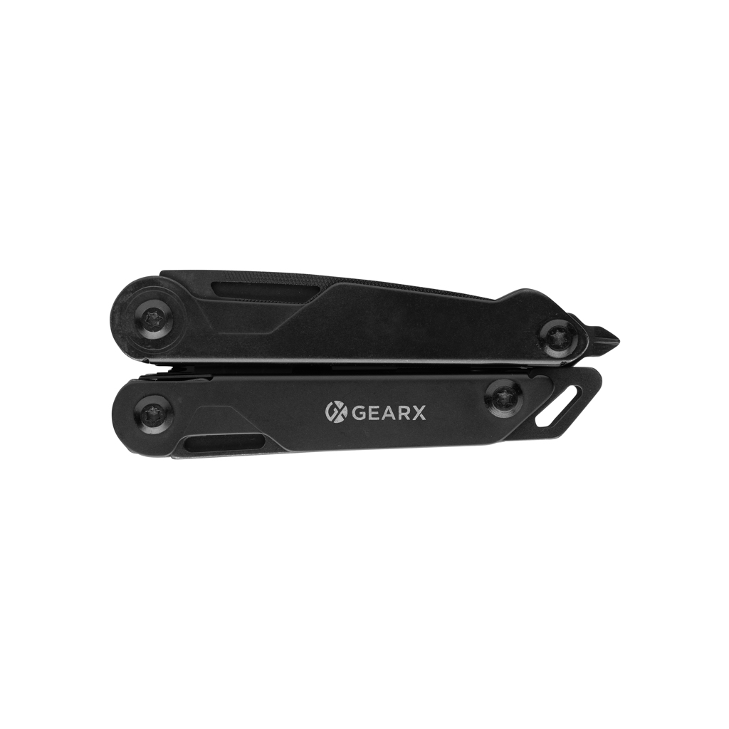 GearX Multitool 13 Funktionen mit Zange aus 420er Edelstahl, schwarz