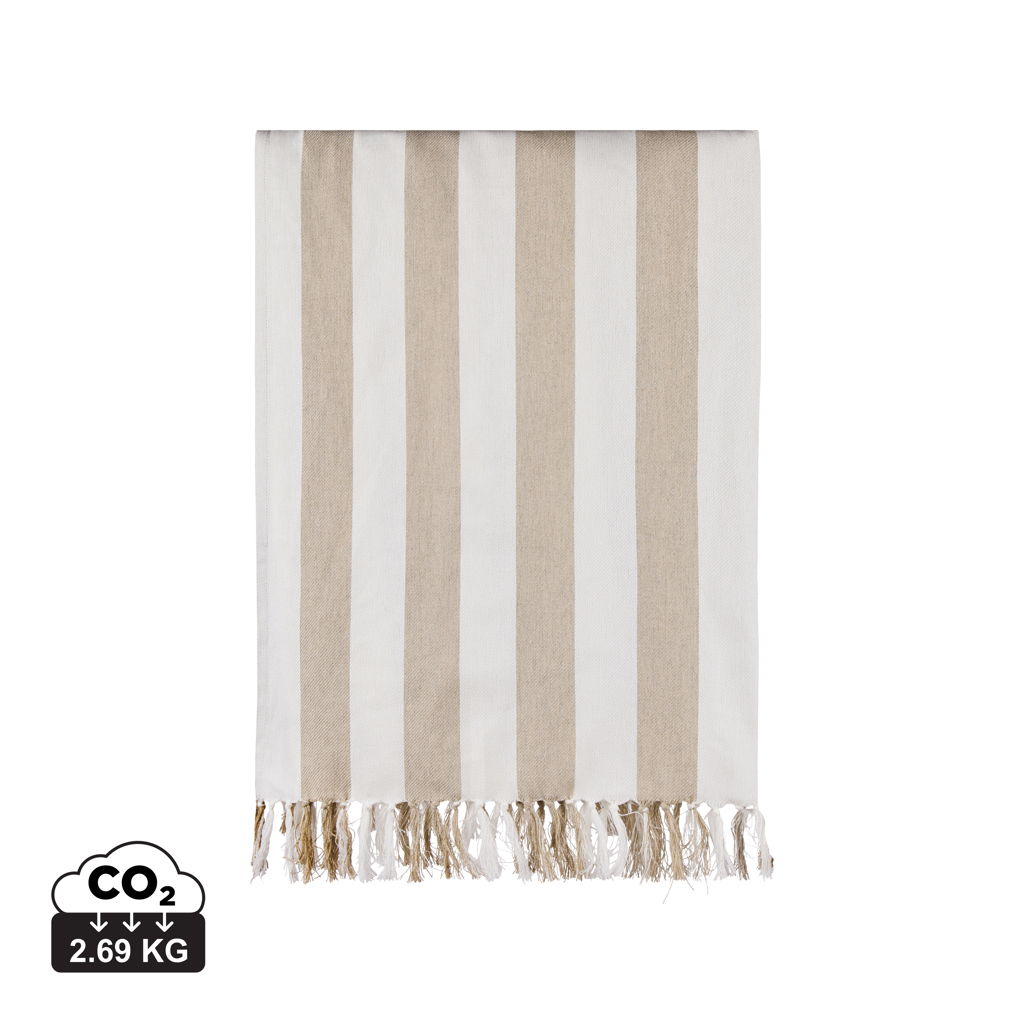 GRS-zertifiziertes recyceltes Hamamtuch 180x80 beige GRS-zertifiziertes recyceltes Hamamtuch 180x80 beige