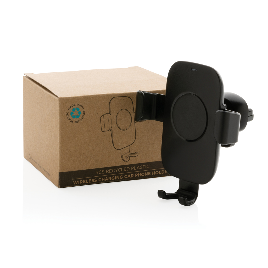 XD Collection Wireless Car Charger 10W aus recyceltem ABS (RCS) XD Collection Wireless Car Charger 10W aus recyceltem ABS (RCS)
