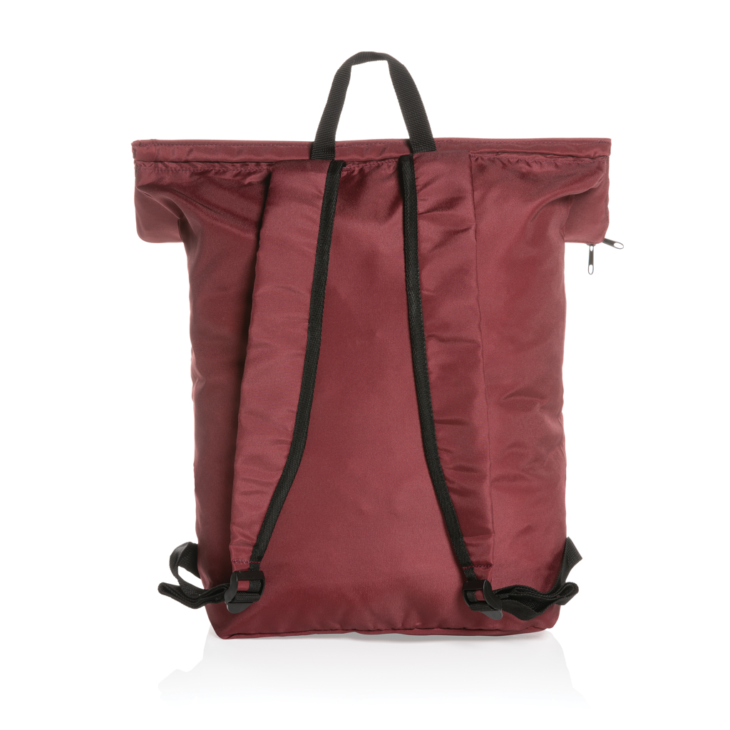 Dillon AWARE RPET faltbarer Lightweight-Rucksack mit Logo bedruckbar Dillon AWARE RPET faltbarer Lightweight-Rucksack mit Logo bedruckbar