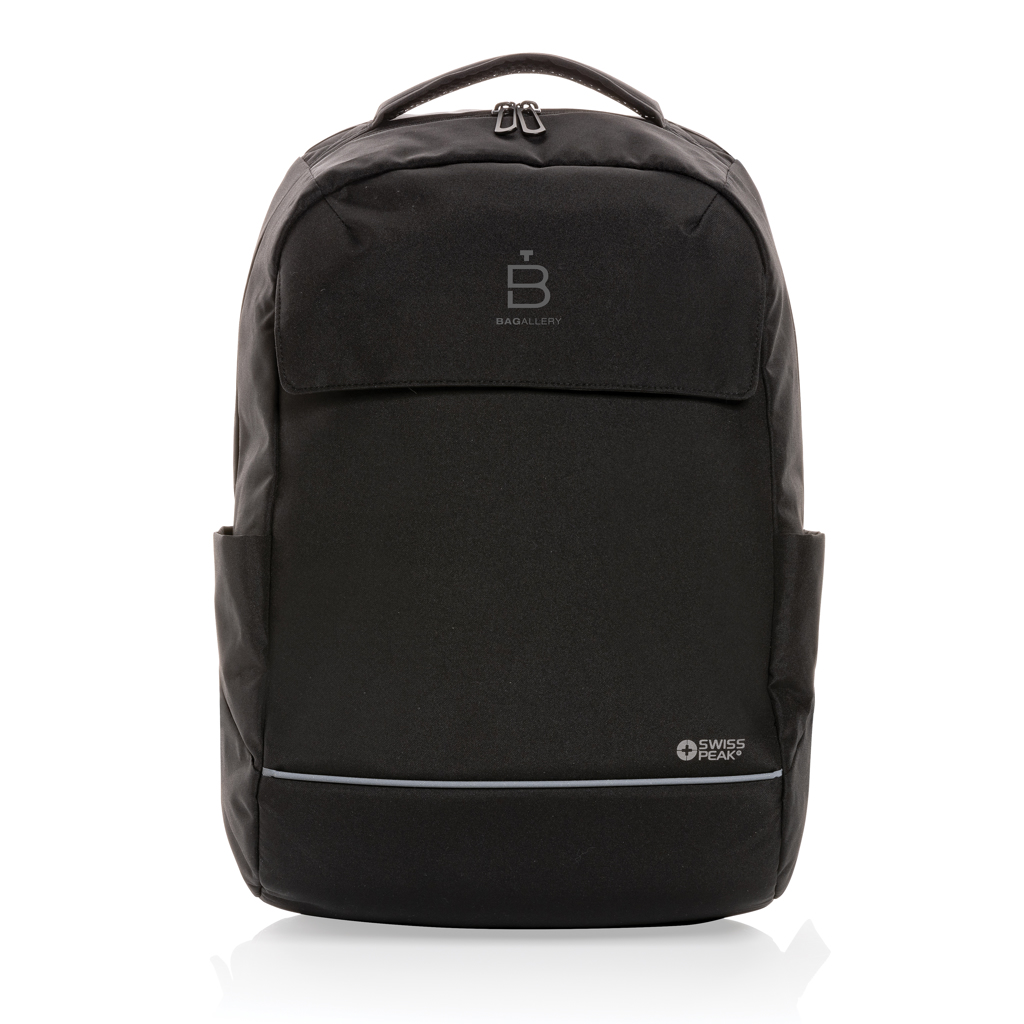 Swiss Peak Brooke AWARE™ Laptop-Rucksack 15,6 Zoll aus rPET Swiss Peak Brooke AWARE™ Laptop-Rucksack 15,6 Zoll aus rPET