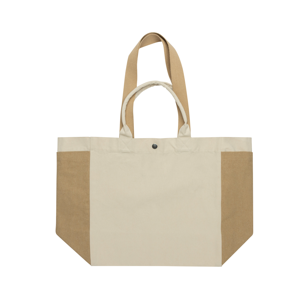 XD Xclusive BEAU AWARE™ Allround-Shopper aus recyceltem Canvas 400 g/m² – mit Logo bedruckt oder bestickt