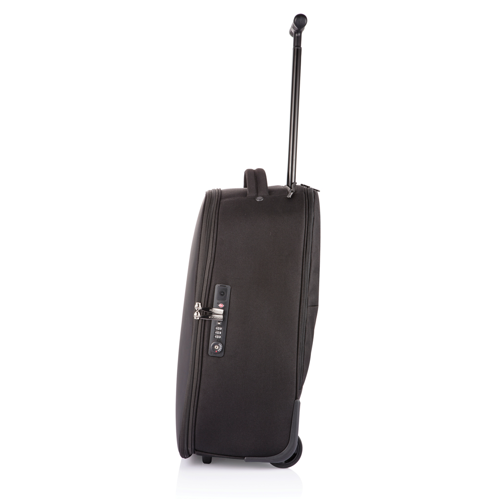 Bobby Rucksack Trolley XD Design – Anti-Diebstahl-Rucksack & Trolley aus recyceltem PET, bedruckbar