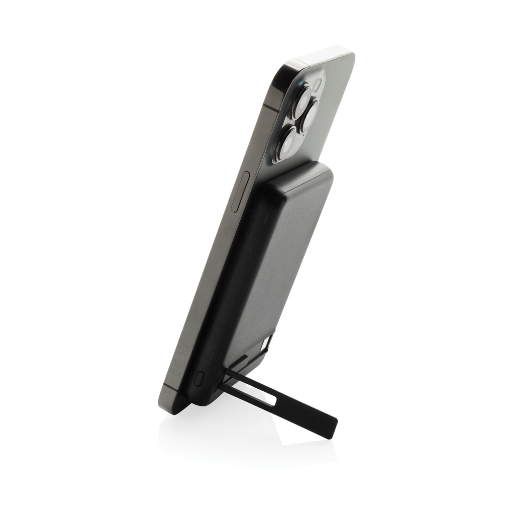 XD Collection Zen 5000mAh Wireless Bambus-Powerbank aus recyceltem ABS XD Collection Zen 5000mAh Wireless Bambus-Powerbank aus recyceltem ABS