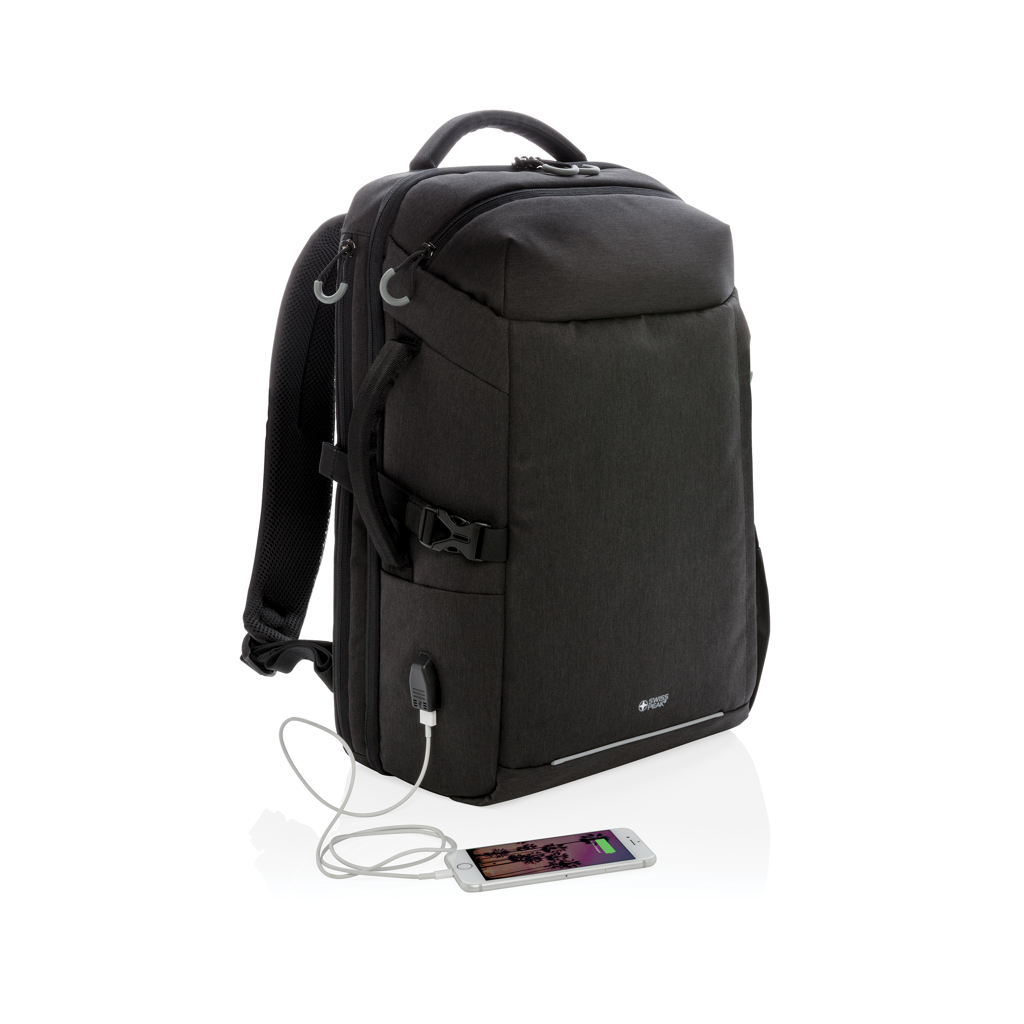 Swiss Peak AWARE XXL Wochenend-Reiserucksack aus recyceltem PET