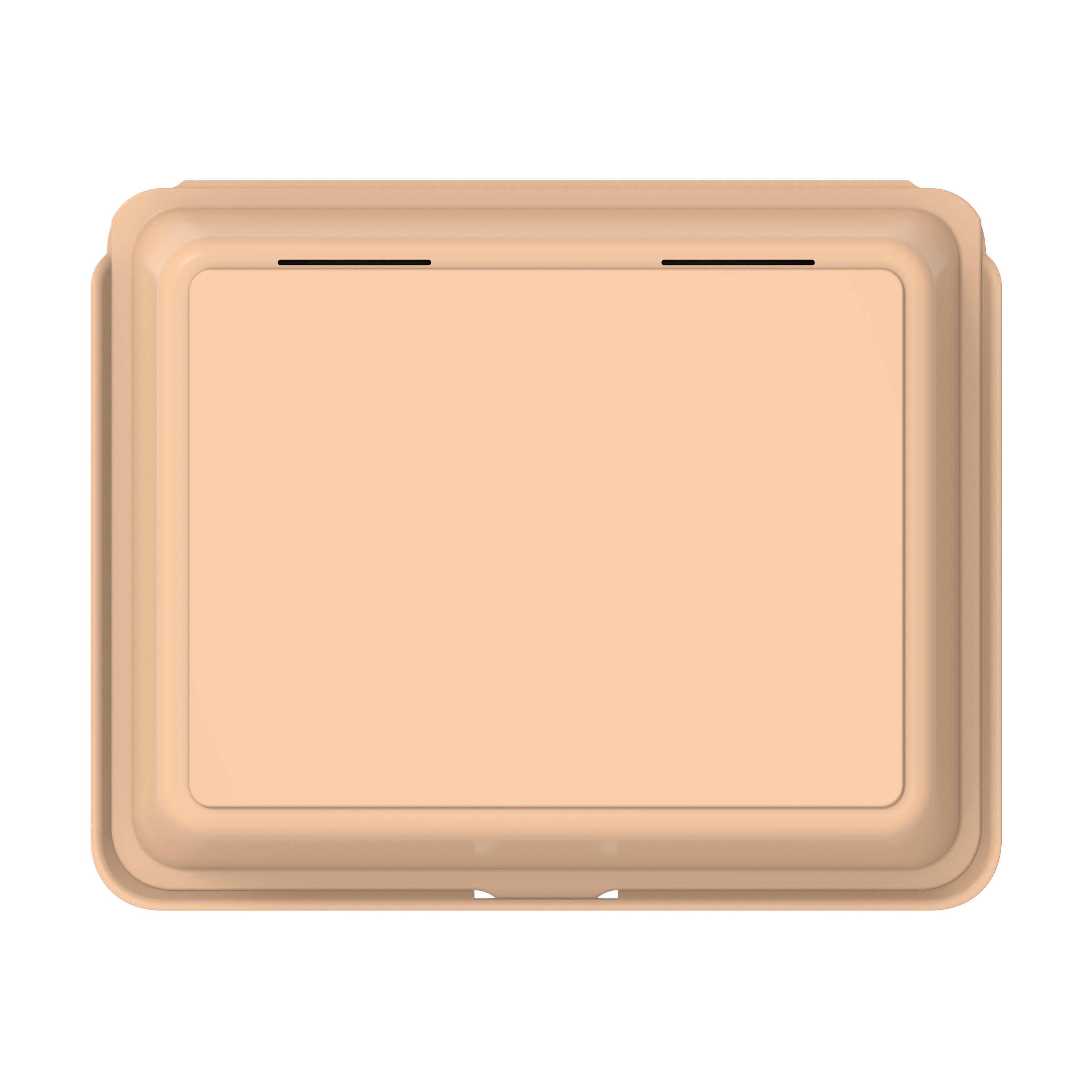 Menübox "ToGo" large – TopView_Braun Menübox "ToGo" large