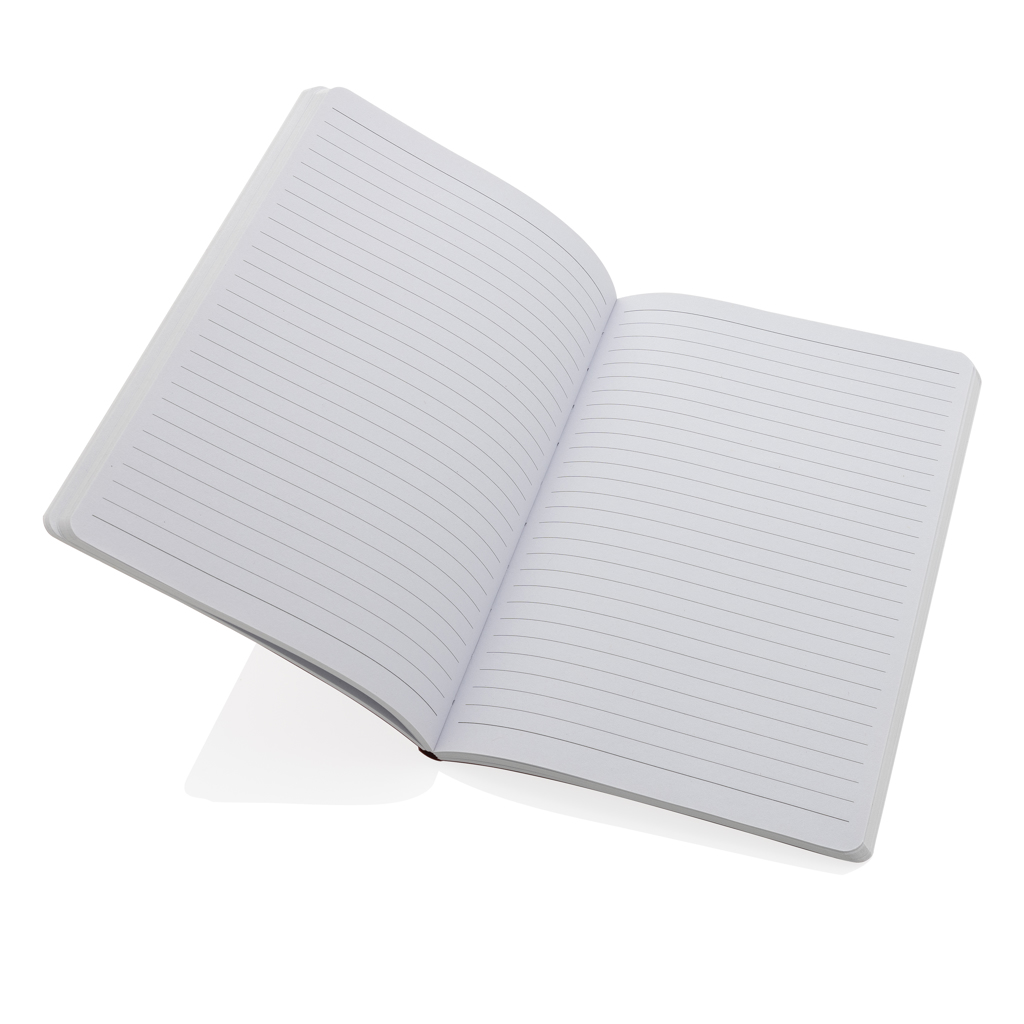 Salton A5 Notizbuch aus Kraftpapier mit 75 % Recyclinganteil (GRS) — bedruckbar