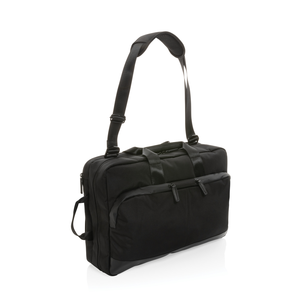 Swiss Peak AWARE 2-in-1 Executive Laptop-Rucksack aus recyceltem PET — bedruckbar Swiss Peak AWARE 2-in-1 Executive Laptop-Rucksack aus recyceltem PET — bedruckbar