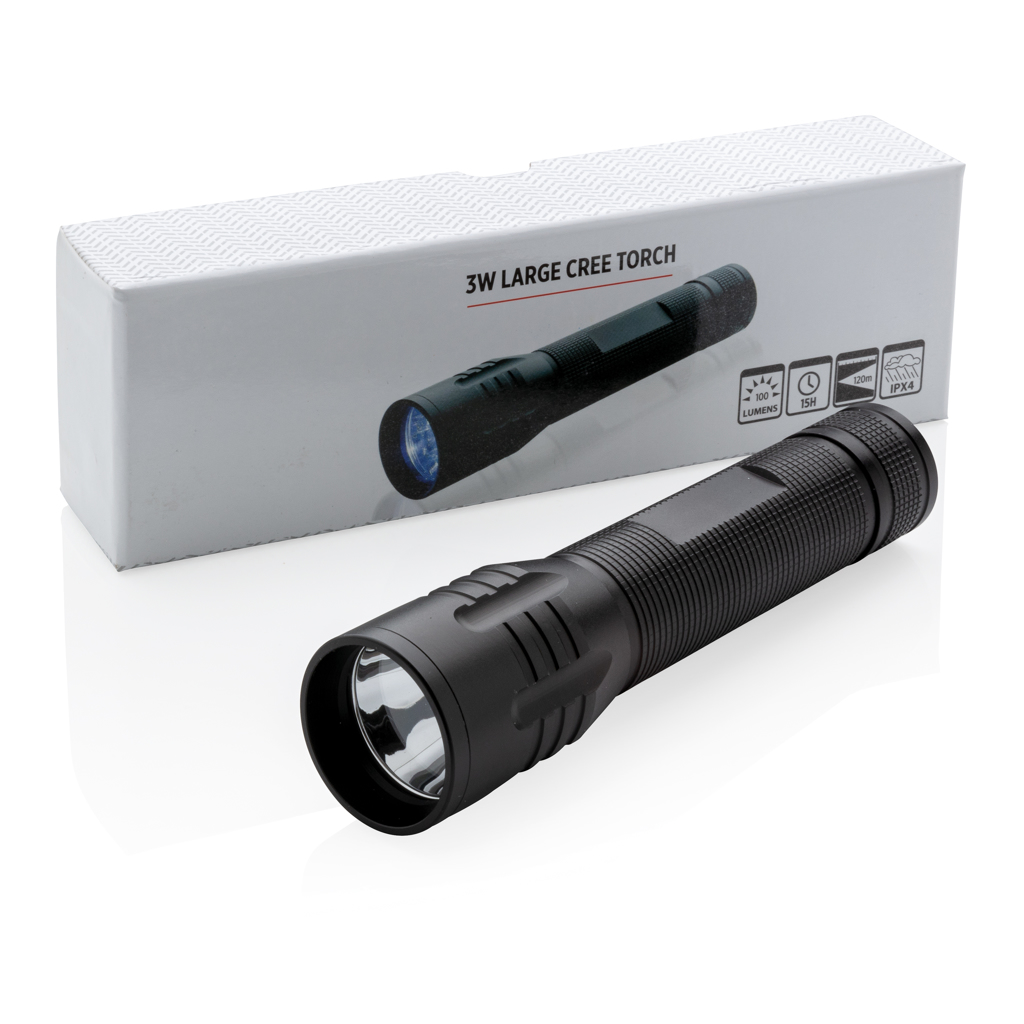 XD Collection Cree LED-Taschenlampe Aluminium 100 Lumen mit Lasergravur oder Doming XD Collection Cree LED-Taschenlampe Aluminium 100 Lumen mit Lasergravur oder Doming