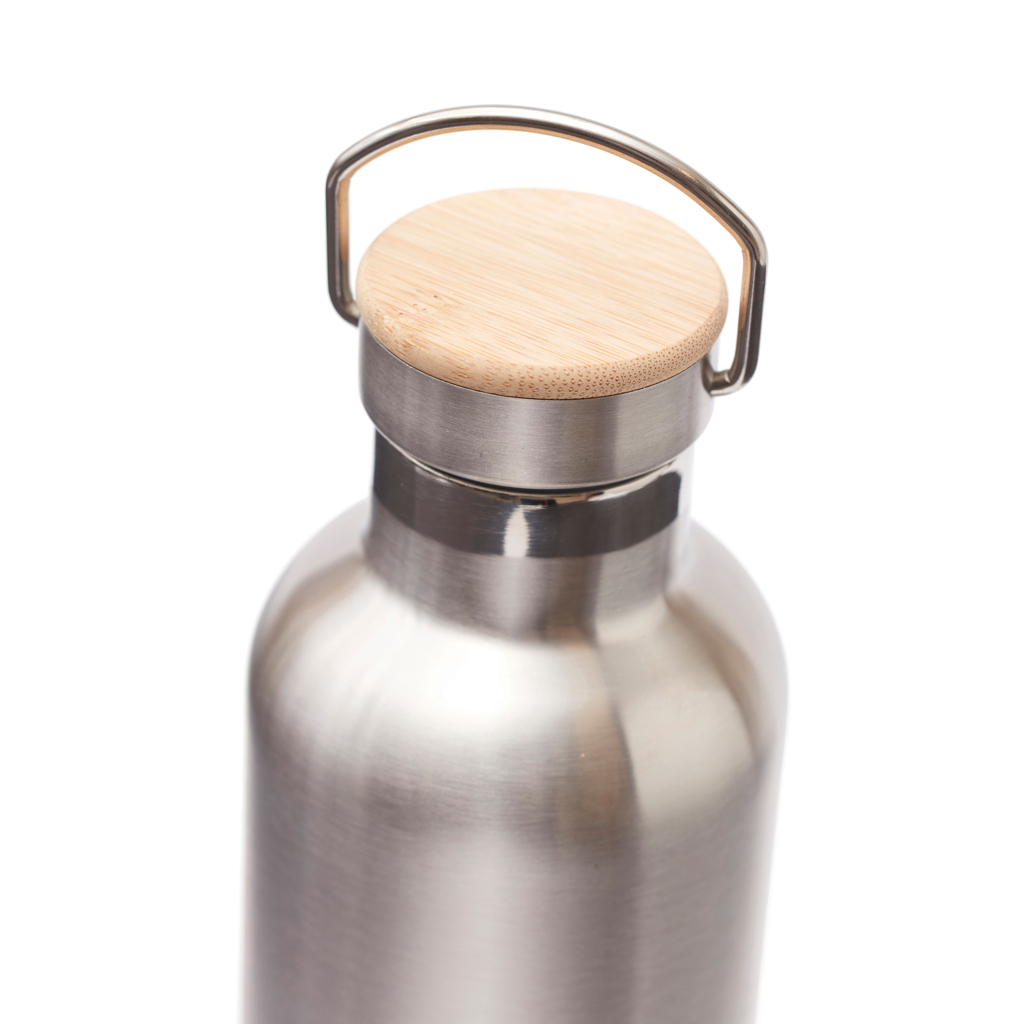 Edelstahl Thermosflasche 1L, 18h kalt/6h heiß – Stahl