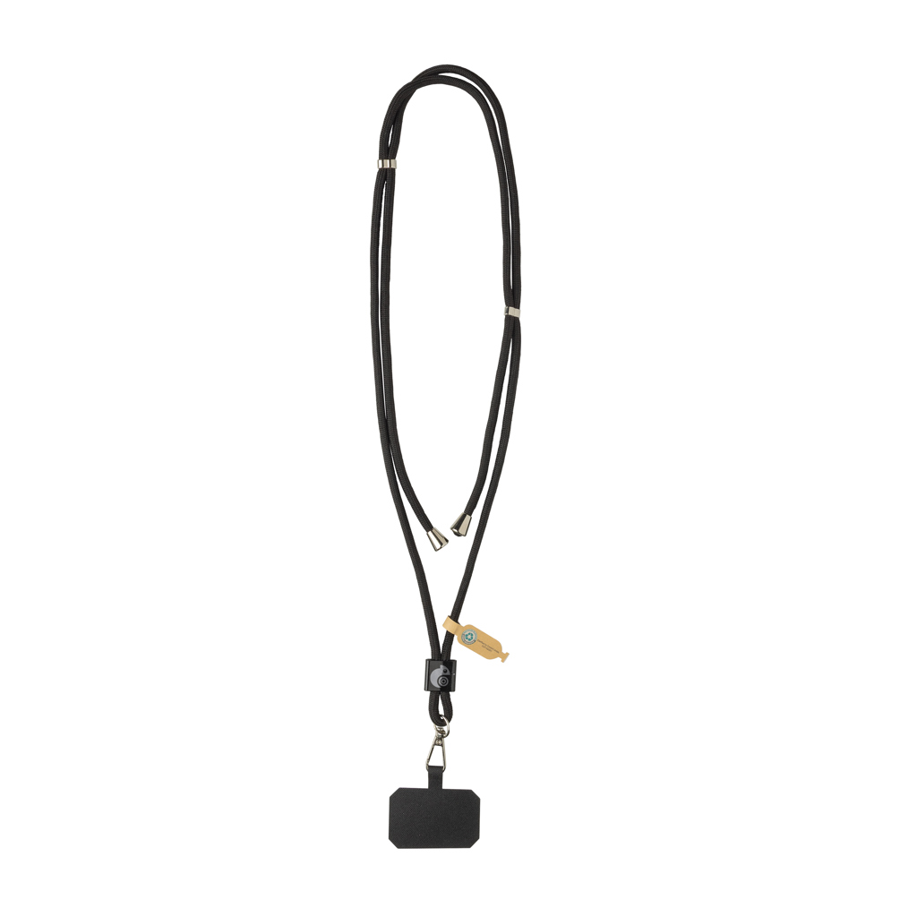CarryLoop rPET Handyband RCS-zertifiziert, schwarz CarryLoop rPET Handyband RCS-zertifiziert, schwarz