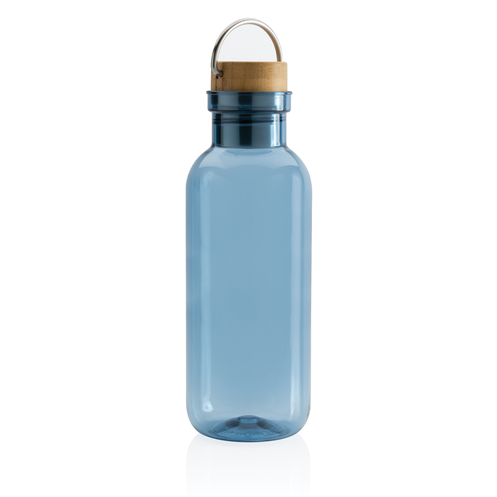 RCS rPET Trinkflasche mit FSC-Bambusdeckel und Griff, 680 ml — XD Collection