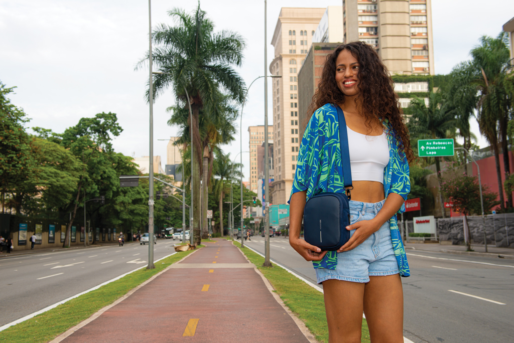 XD Design Boxy Sling Crossbody-Tasche aus recyceltem PET