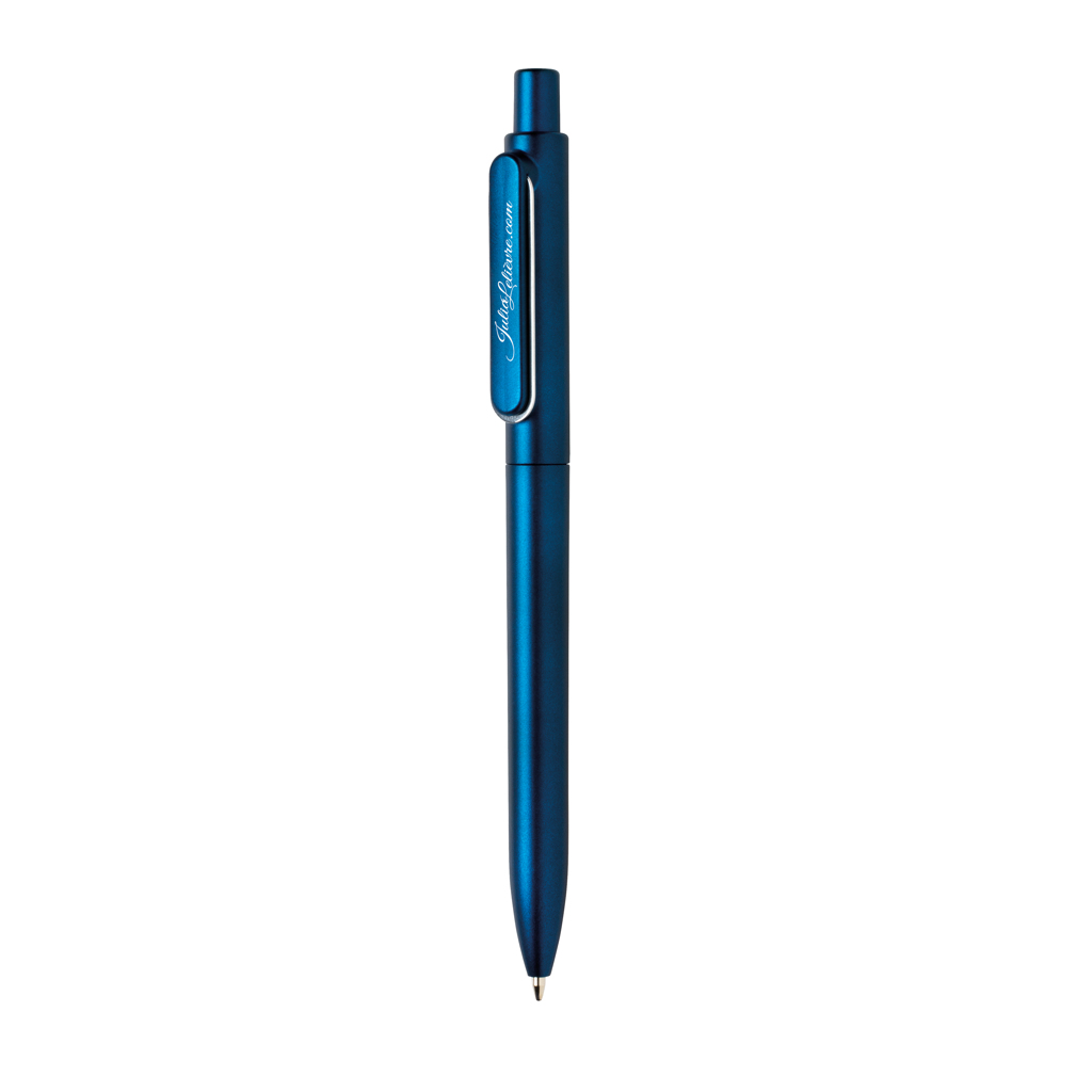 X6 Stift mit Metallic-Finish und Dokumental-Mine — bedruckbar X6 Stift mit Metallic-Finish und Dokumental-Mine — bedruckbar