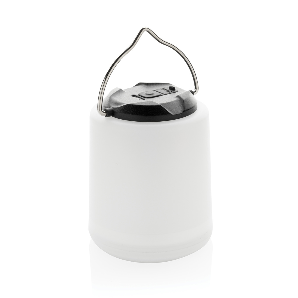 XD Collection Limio LED-Tischlampe aus RCS-recyceltem ABS, USB-C, IPX4