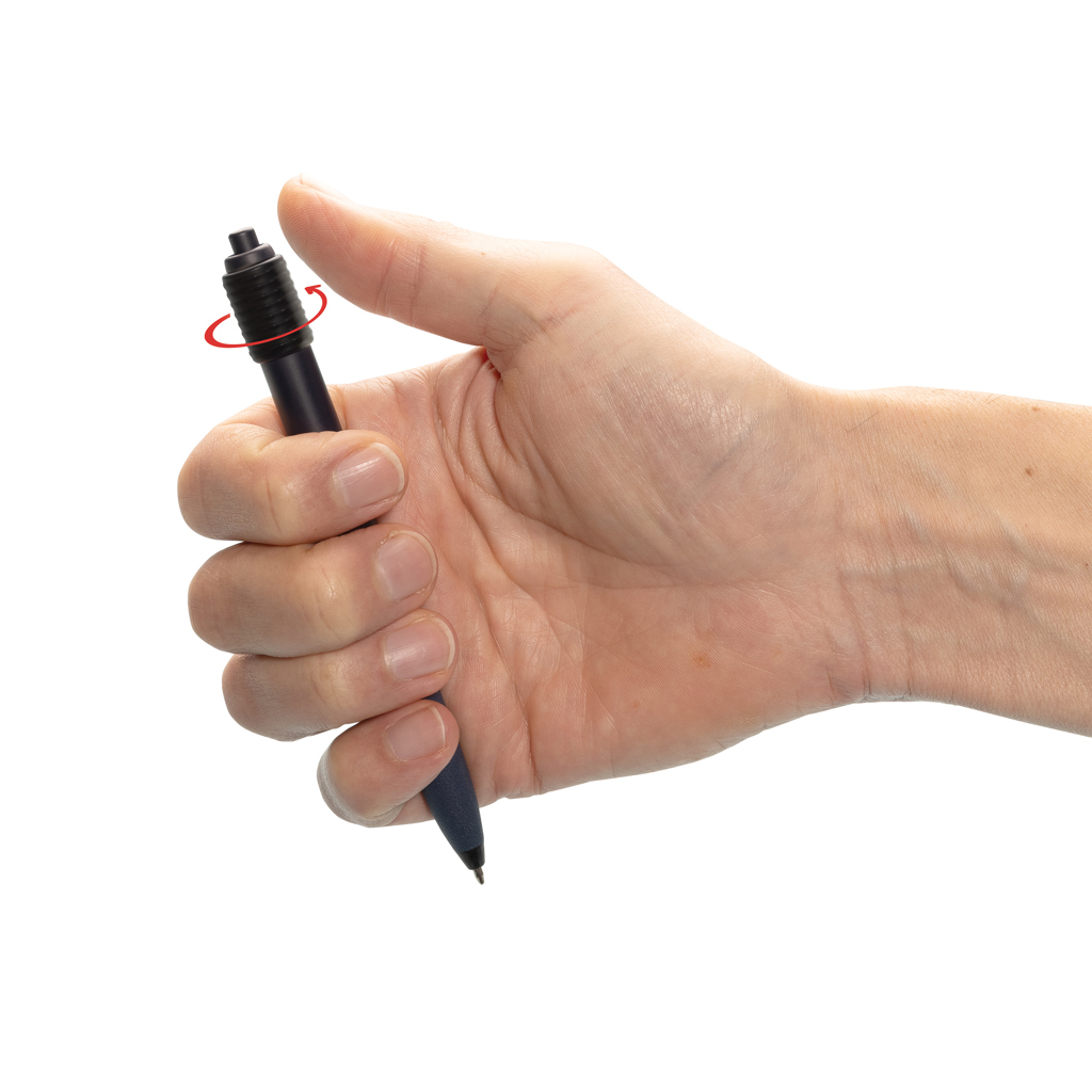 Anti-Stress-Kugelschreiber Quill XD Collection aus GRS-recyceltem rABS, bedruckbar