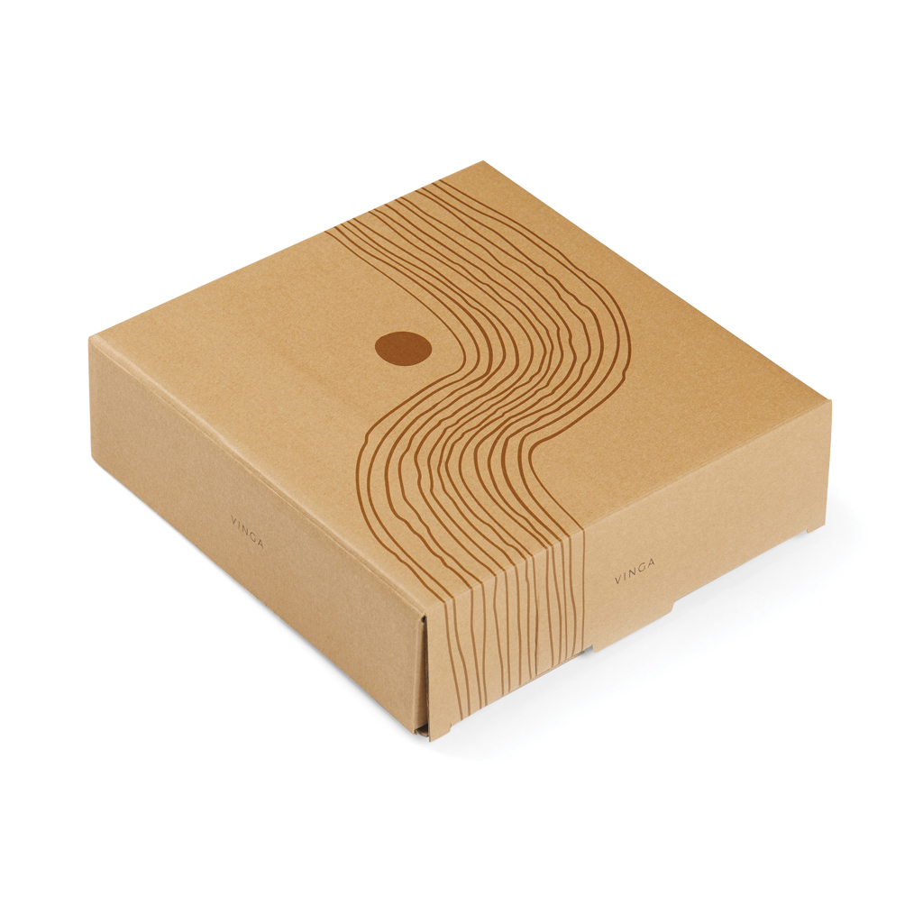 VINGA Nuvem Servierschüssel Steingut handglasiert Ø 24 cm beige