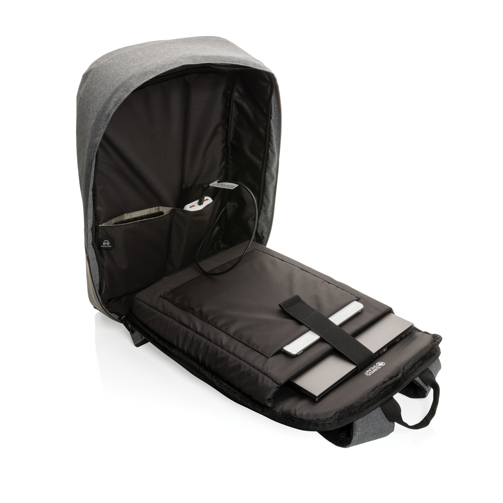Swiss Peak AWARE Anti-Theft Laptop-Rucksack 15,6 Zoll aus rPET
